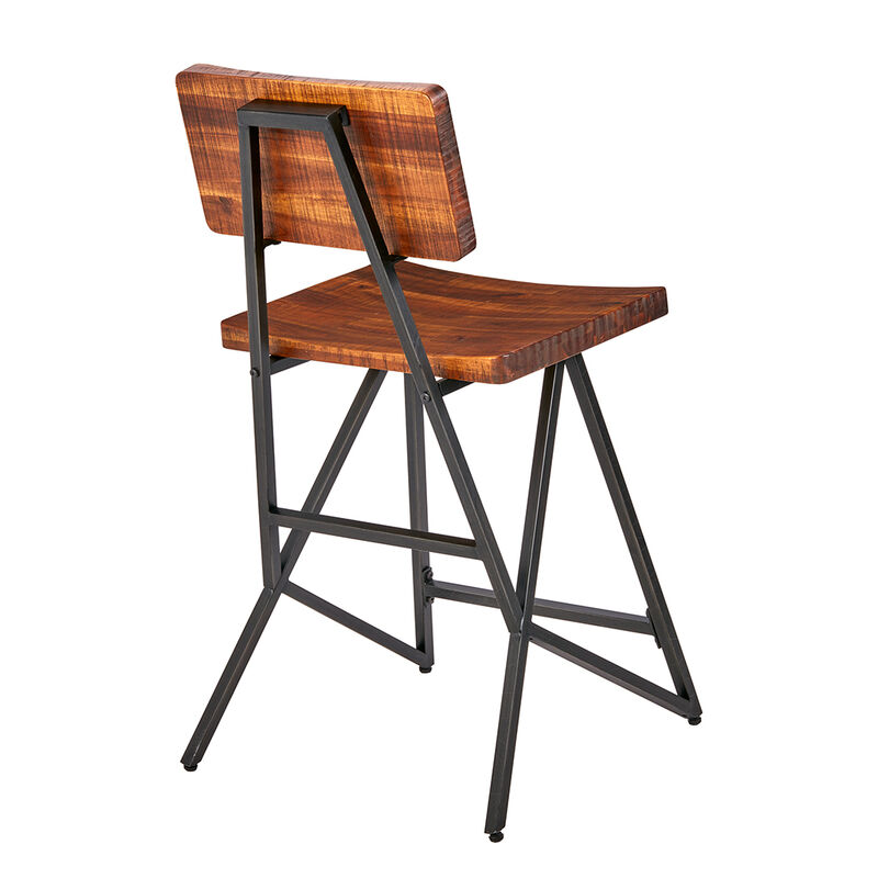 Gracie Mills Lavonne Modern Industrial Counter Stool