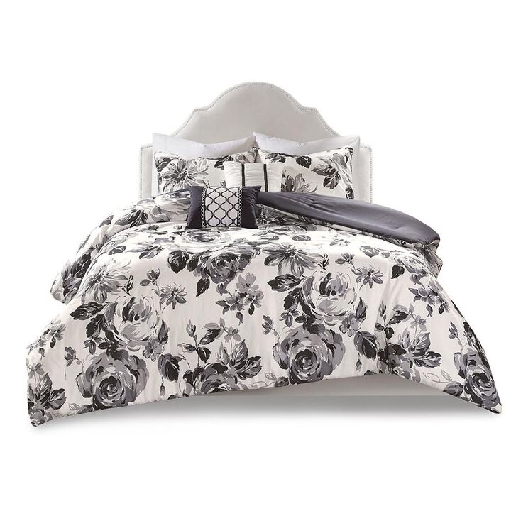 Belen Kox Intelligent Design Dorsey Floral Print Comforter Set, Belen Kox