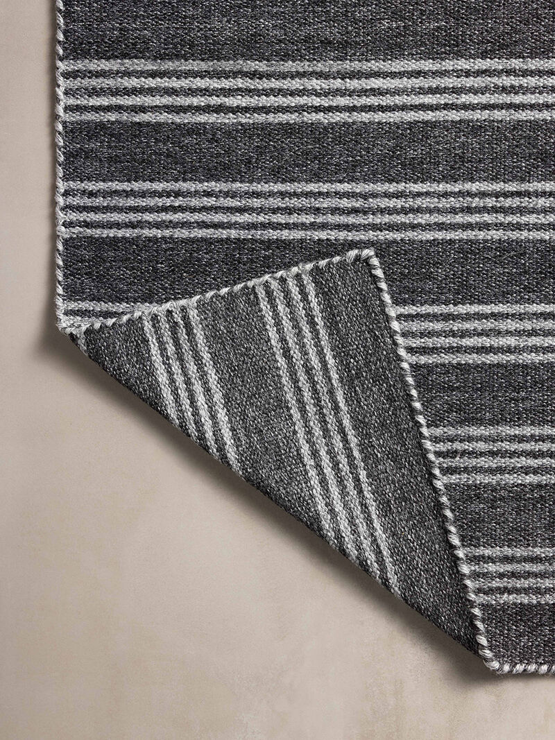 Charlie Charcoal/Grey 2'6" x 7'6" Runner Rug by Magnolia Home by Joanna Gaines x Loloi