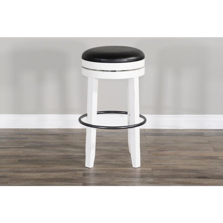 Sunny Designs Bar Swivel Stool, Cushion Seat