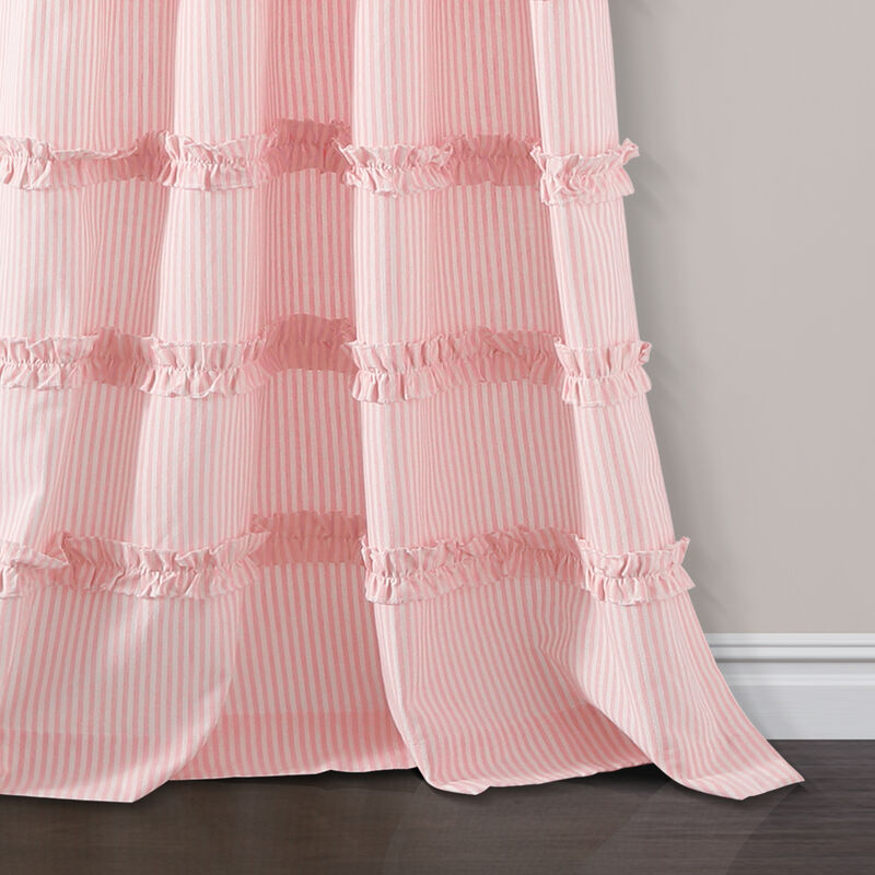 Vintage Stripe Yarn Dyed Cotton Window Curtain Panels