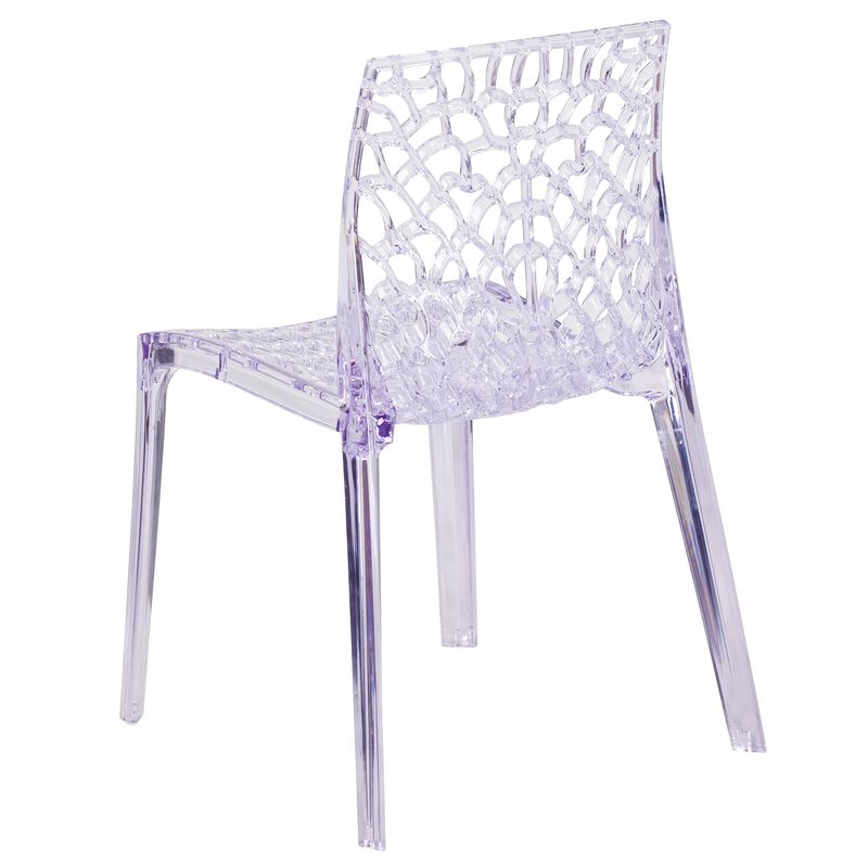 Flash Furniture Vision Series Transparent Stacking Side Chair