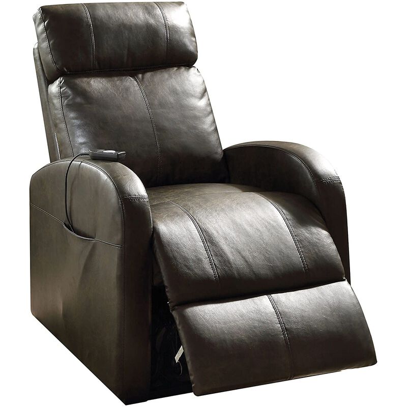 Ricardo Recliner w/Power Lift in Dark Gray PU