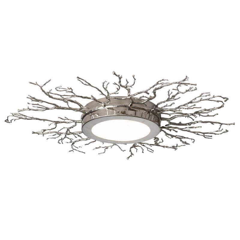 Twig Ceiling Fixture-Silver