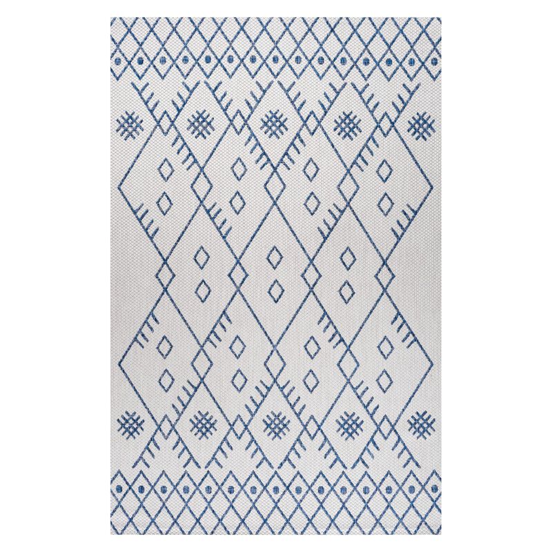 Boho Moroccan Indoor/Outdoor Area Rug