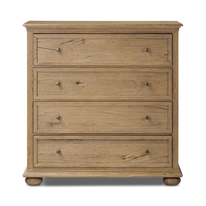 Geoffrey Worn Oak Tall Dresser