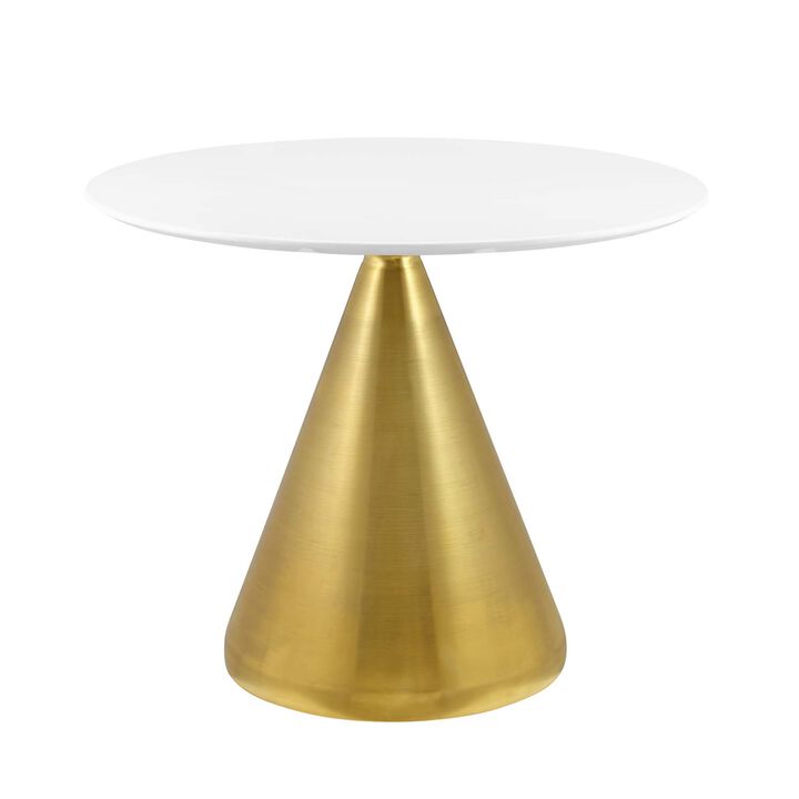 Modway - Tupelo 36" Dining Table Gold White