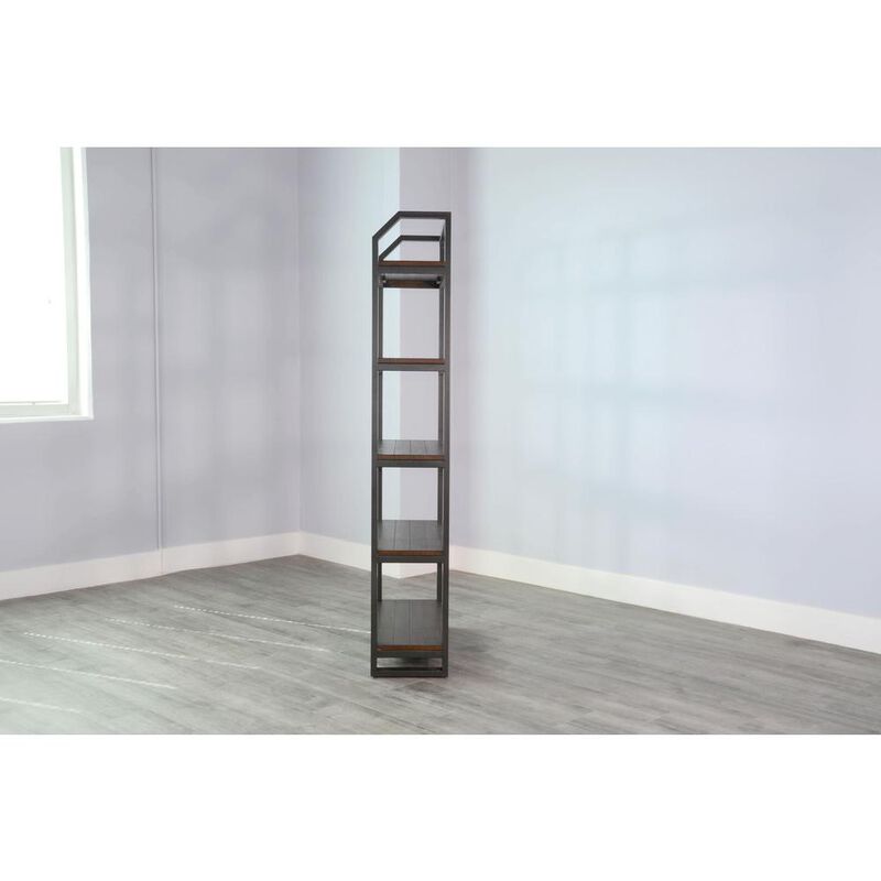 Sunny Designs Homestead Metal Frame Bookcase