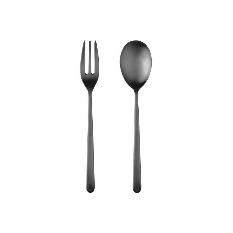 Linea 2 Piece Ice Black Gold Serving Set