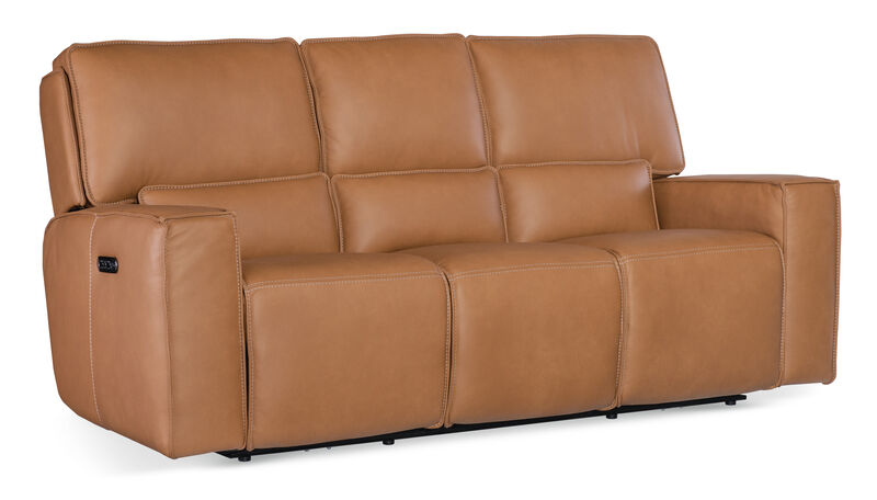 Miles Zero Gravity Power Sofa in Brown