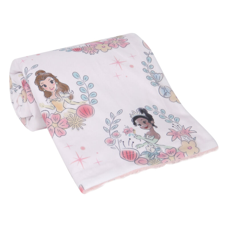 Lambs & Ivy Disney Princesses Baby Blanket - Ariel,Snow White,Cinderella,& more