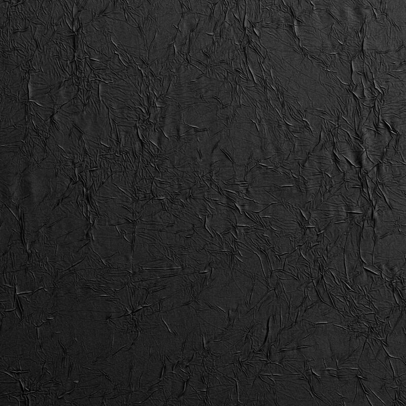 Ellis Curtain Portland Crushed Taffeta Rod Pocket Valance - 48x15", Black