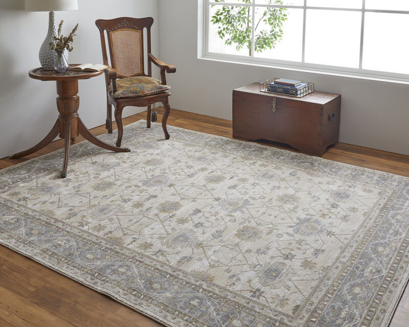 Celene 39KVF Tan/Ivory/Gray 5' x 7'6" Rug