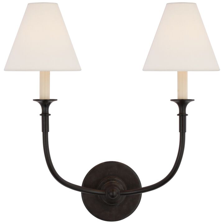 Piaf Double Sconce