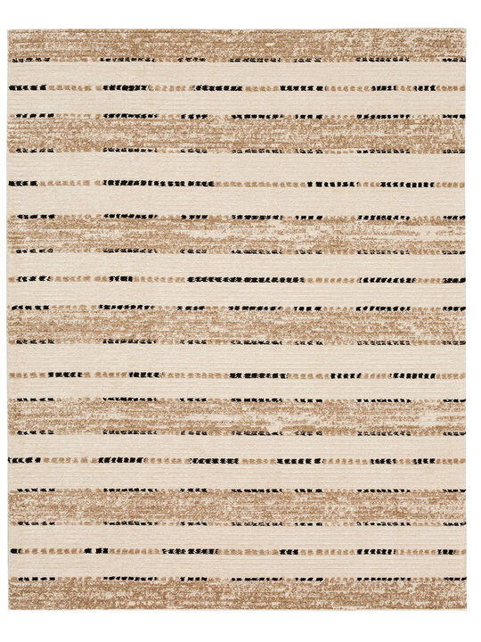 Traverse By Bobby Berk Traverse Lanes Tan 6' X 9' Rug