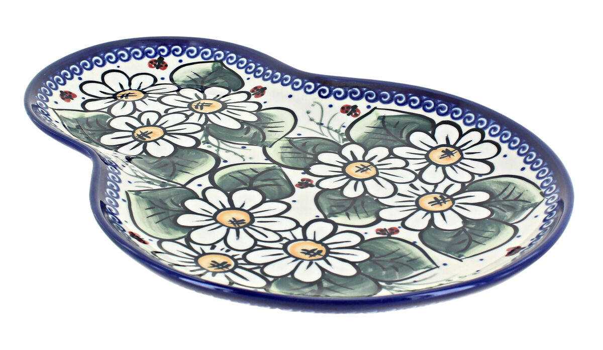 Blue Rose Polish Pottery Scarlett Breakfast Plate