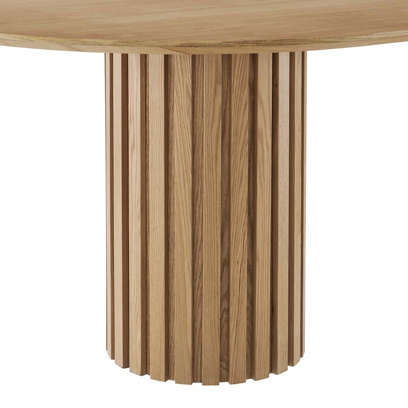 Modway - Senja 95" Oval Dining Table Oak