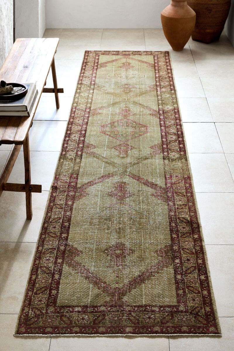 District Loom Vintage Turkish Runner Rug- Vano