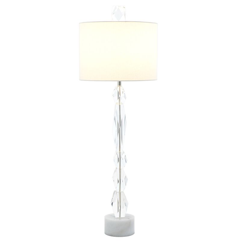 Facette Lamp with Marble Base