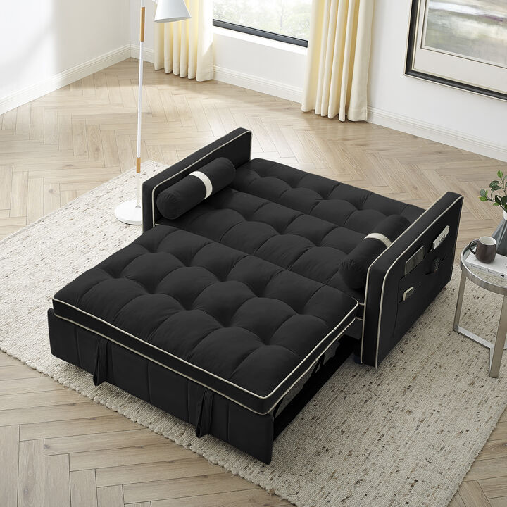 Merax Pull Out Sleeper Sofa Bed Futon