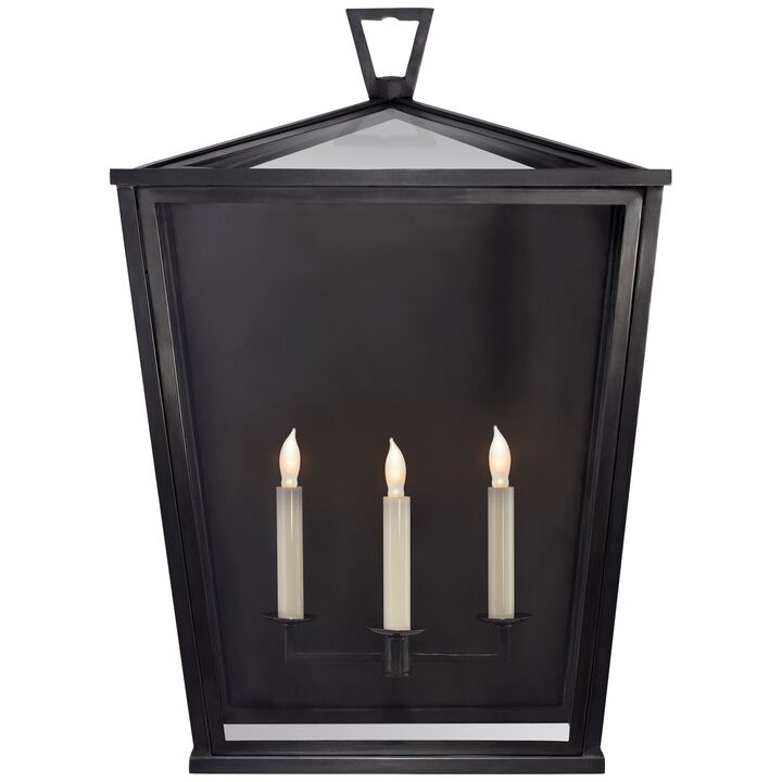 Darlana Large 3/4 Lantern in Bronze