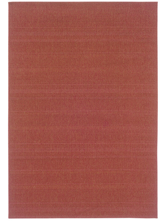 Lanai 7'10" Red Rug