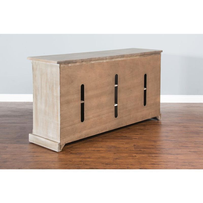 Sunny Designs 65 TV Console with Barn Door