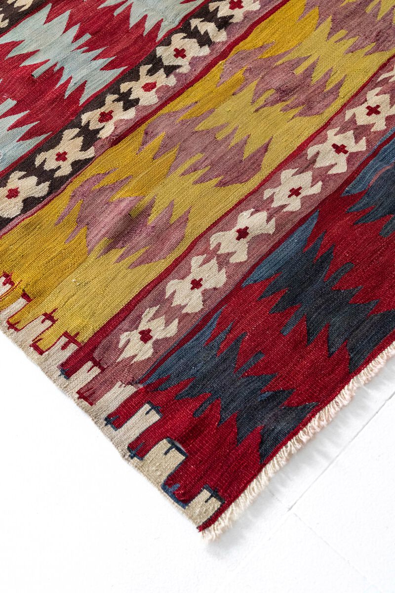 District Loom Vintage Turkish Malatya Runner Rug-Franklin