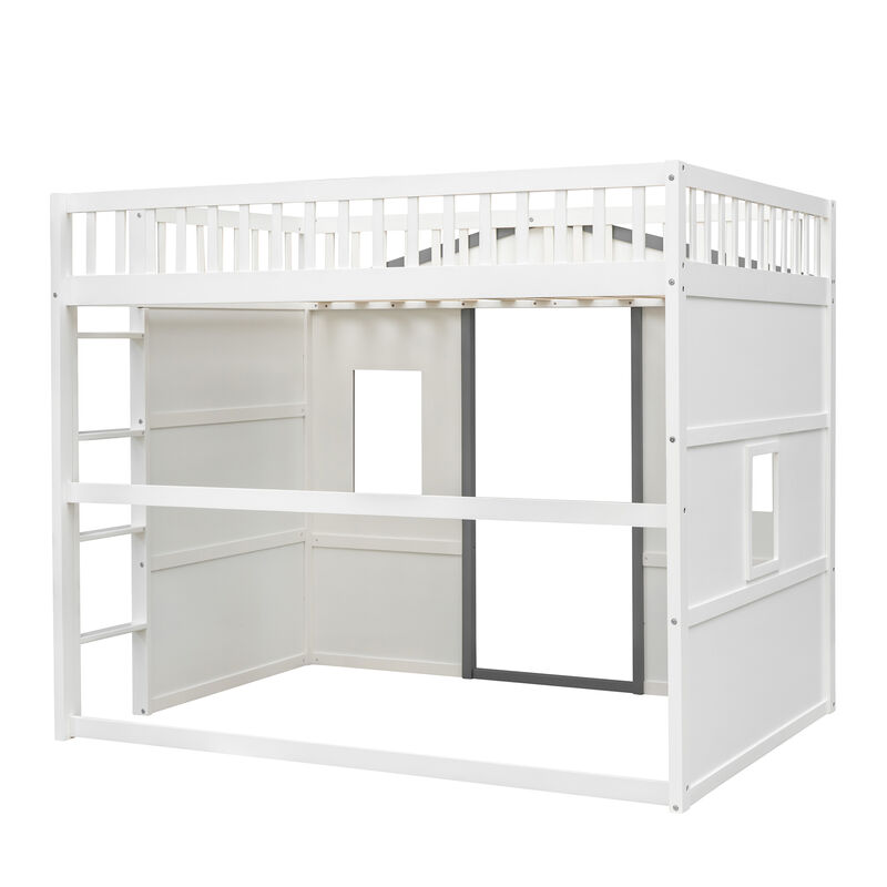 Merax House Loft Bed with Ladder