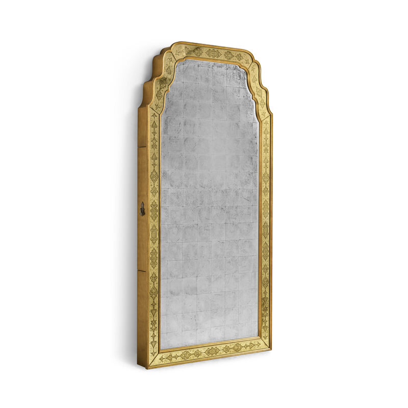 Adeline Gilded Floor Mirror