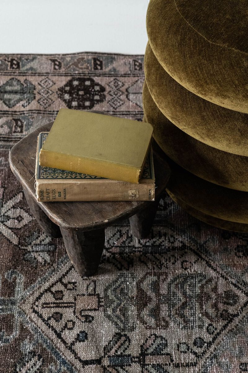 District Loom Vintage Bakhtiari scatter rug-Harlow