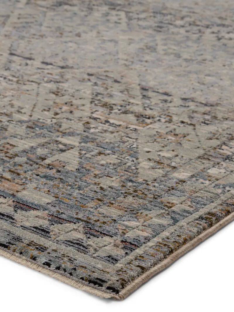 Valentia Cashel Gray 3' x 8' Runner Rug