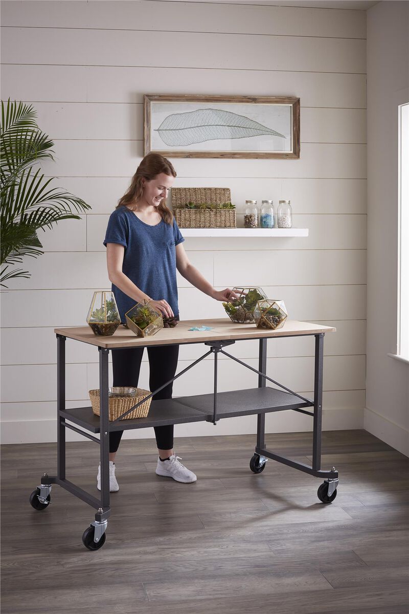 SmartFold Portable Steel Workbench / Folding Utility Table