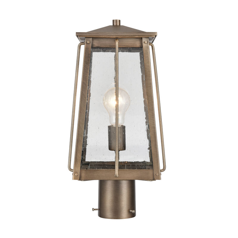 Kirkdale 17'' High Brass 2-Light Outdoor Post Light