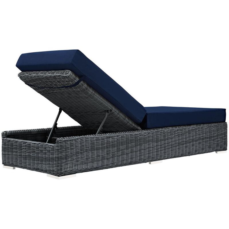 Modway Summon Outdoor Patio Sunbrella Chaise Lounge