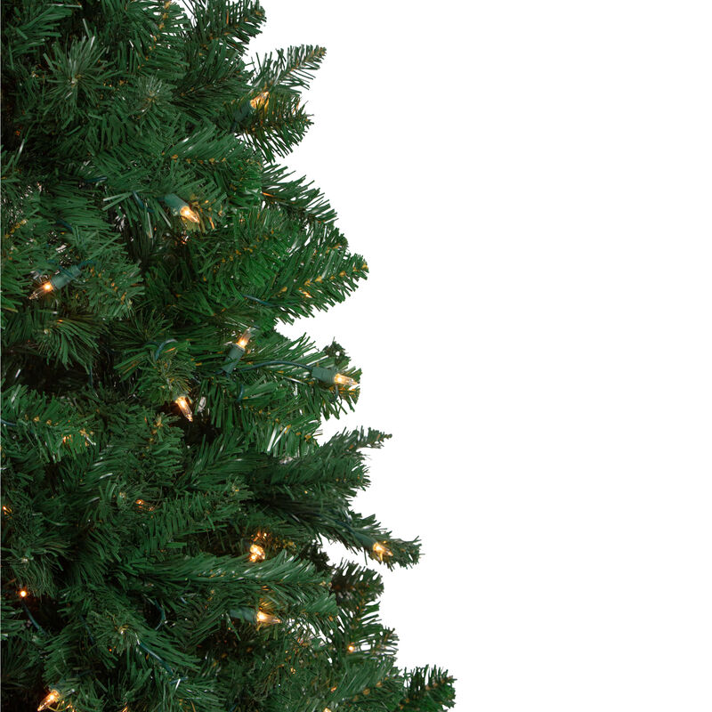 6.5 Ft Pre-Lit Ravenna Pine Artificial Christmas Tree - Warm White LED Lights