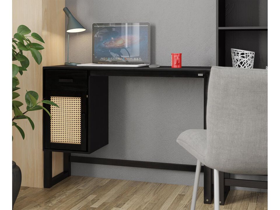 Talo Desk with Closed Storage and Drawer