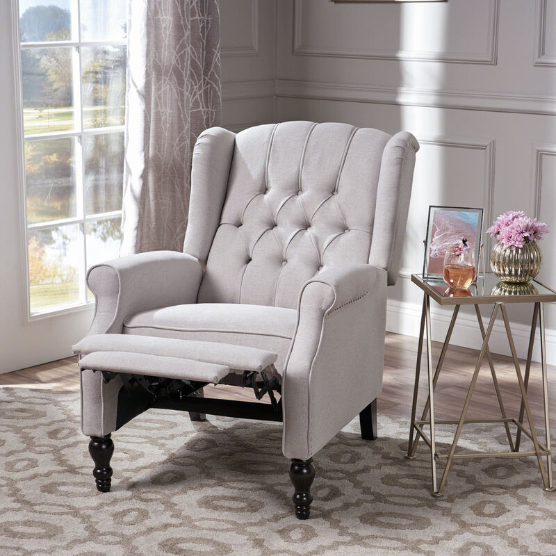 Merax Tufted Fabric Arm Chair Recliner