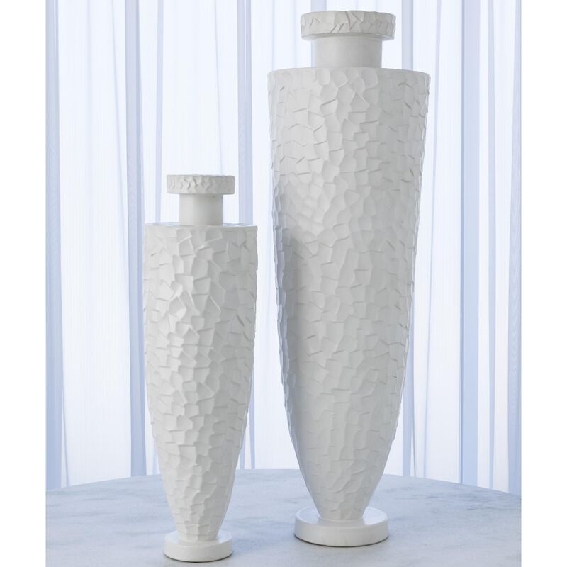 Monumental Chiseled Small Vase
