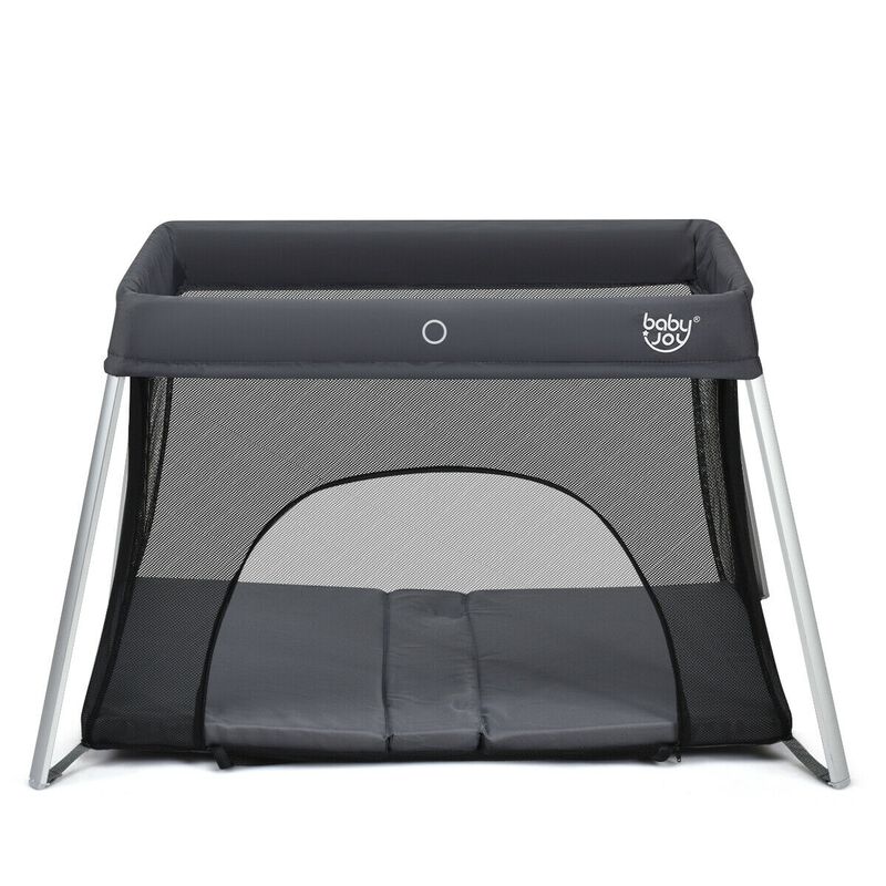 Lightweight Foldable Baby Playpen w/ Carry Bag