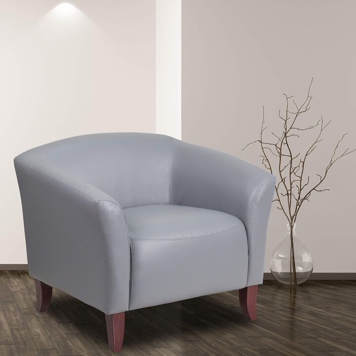 Flash Furniture HERCULES Imperial Series Gray LeatherSoft Chair
