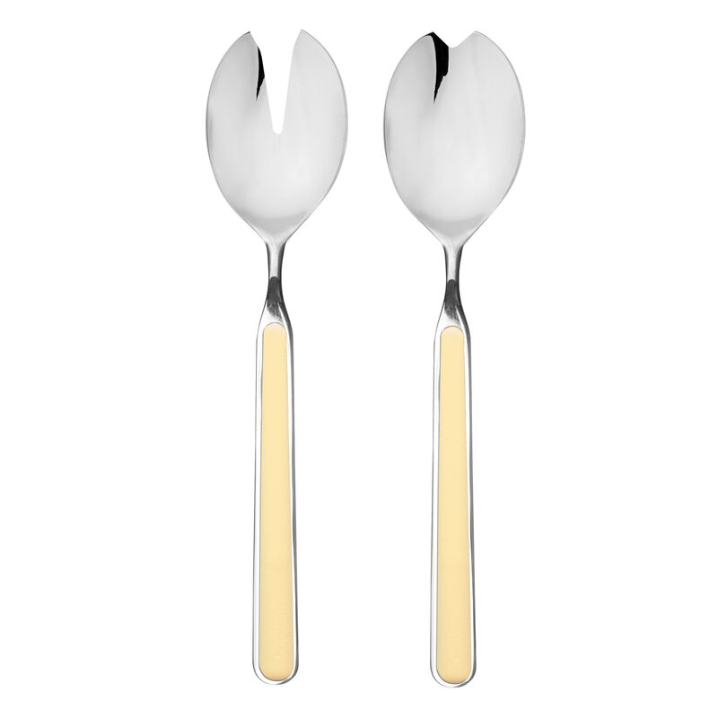 Fantasia 2-Piece Salad Serving Set in Vanilla