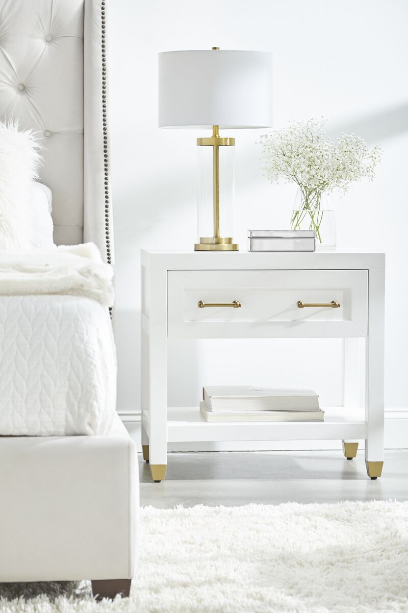 Stella 1-Drawer Nightstand