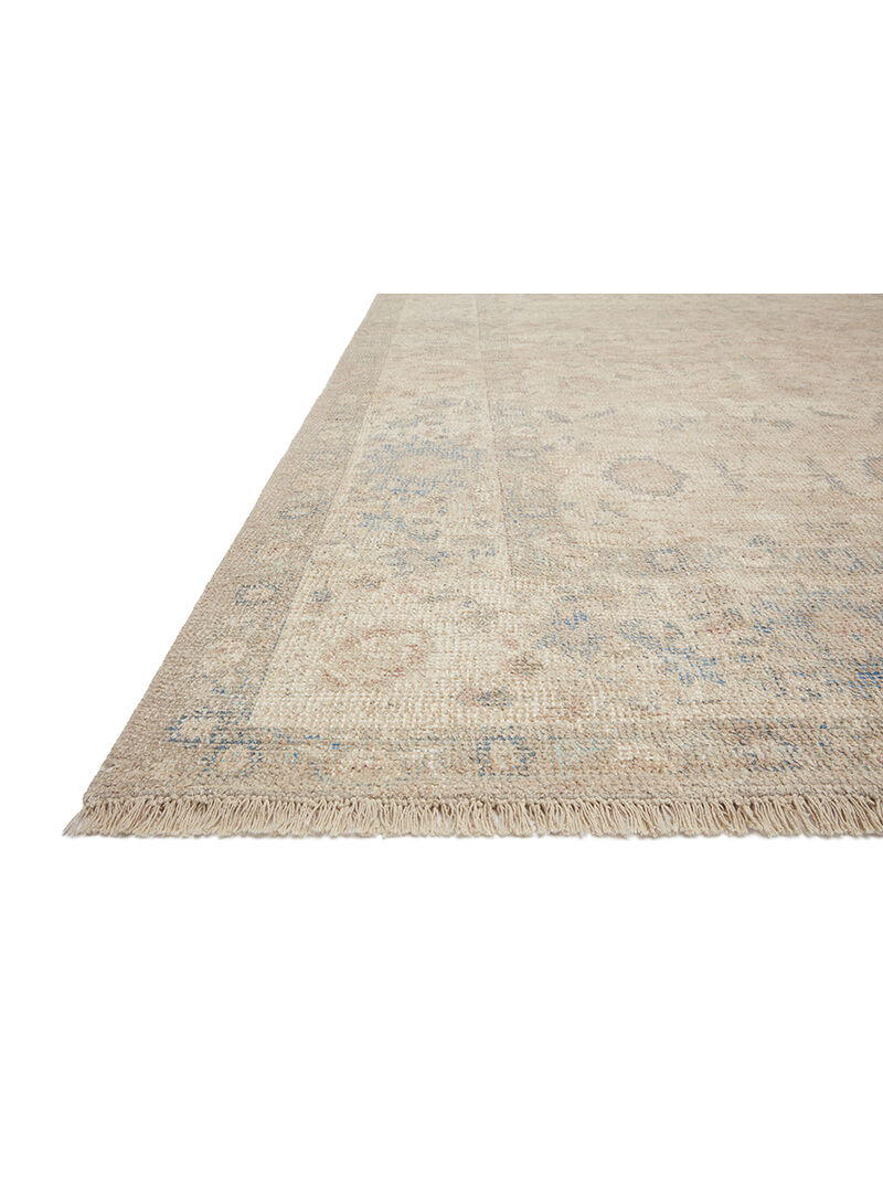 Priya PRY05 Natural/Blue 7'9" x 9'9" Rug