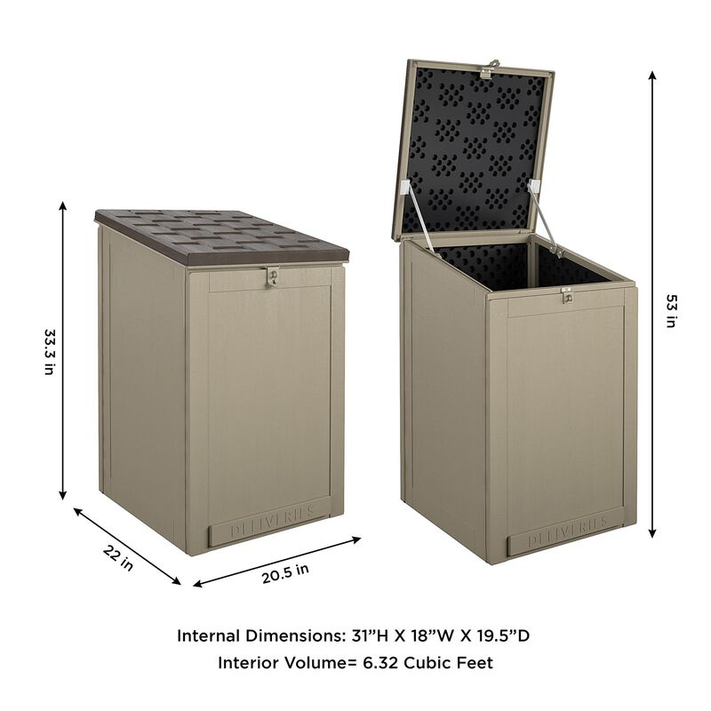 Large Lockable Package Delivery Storage Box