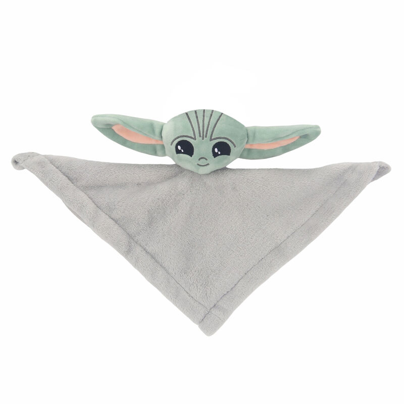 Lambs & Ivy Star Wars The Child/Baby Yoda Security Blanket/Door Pillow Gift Set