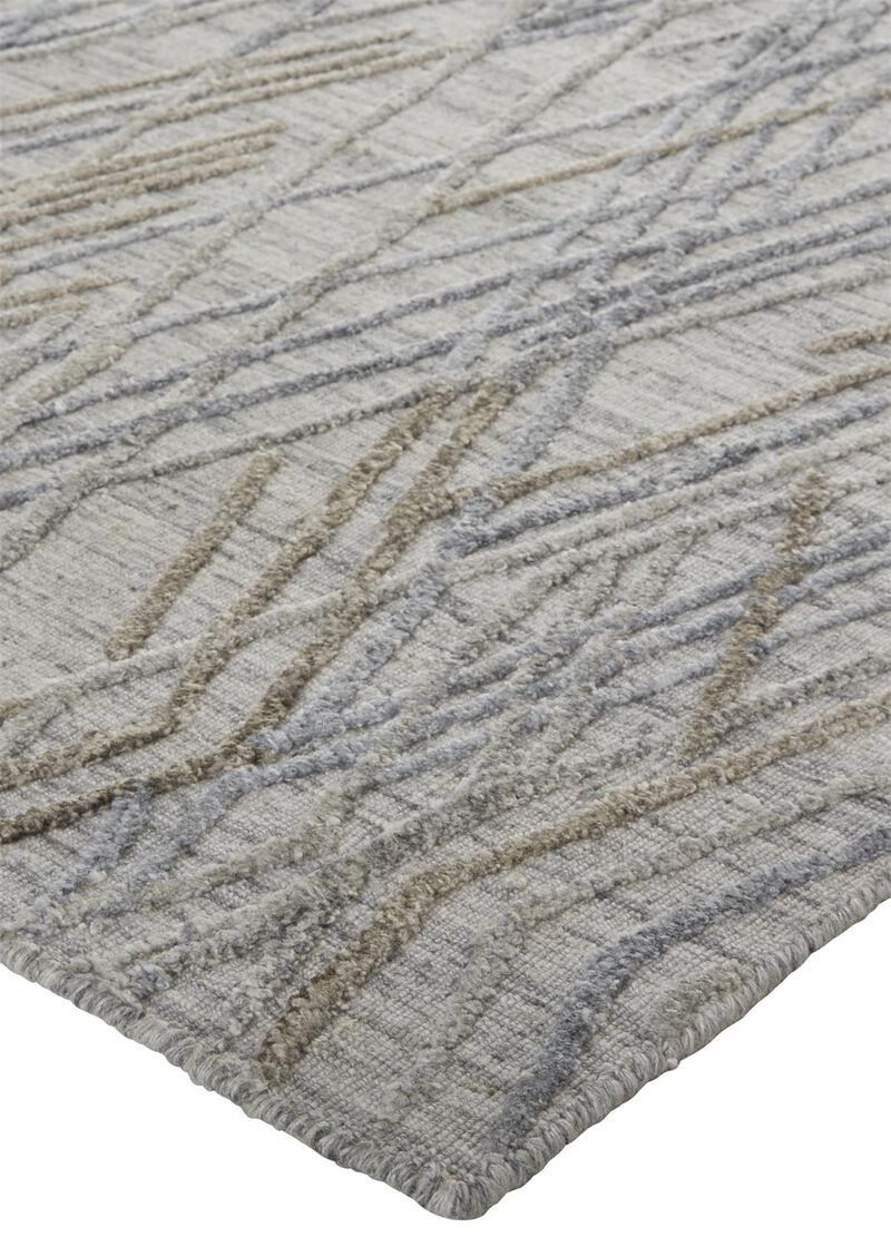 Elias 6589F Gray/Blue 5' x 8' Rug