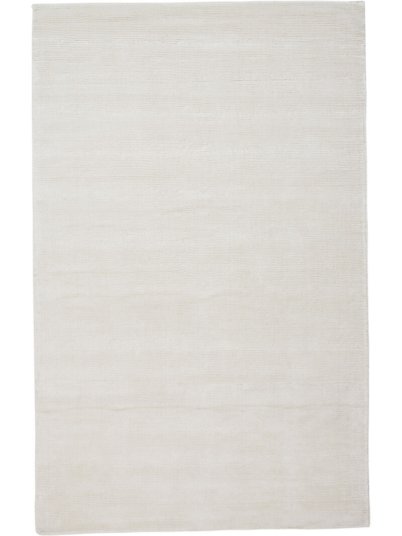 Batisse 8717F White 2'6" x 10' Rug