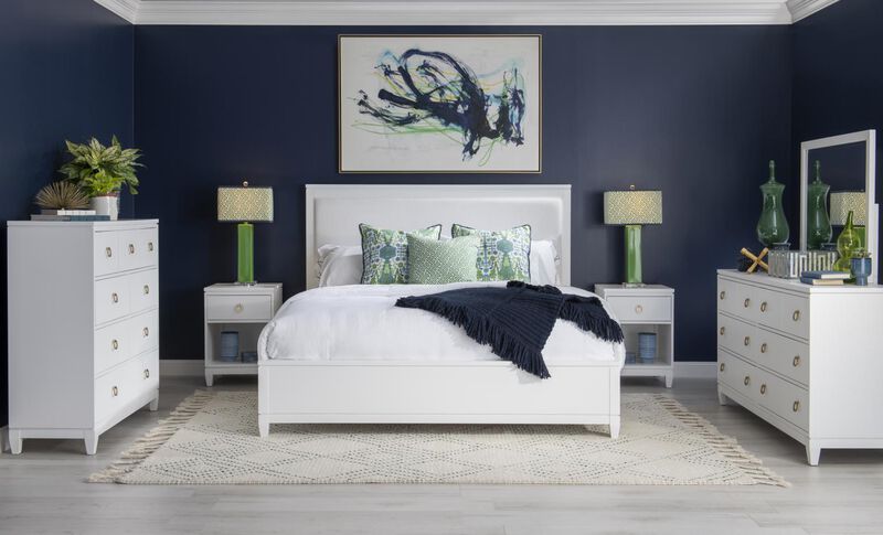 Summerland Upholstered Cal King Bed