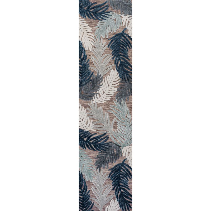 Montego High-Low Tropical Palm Area Rug